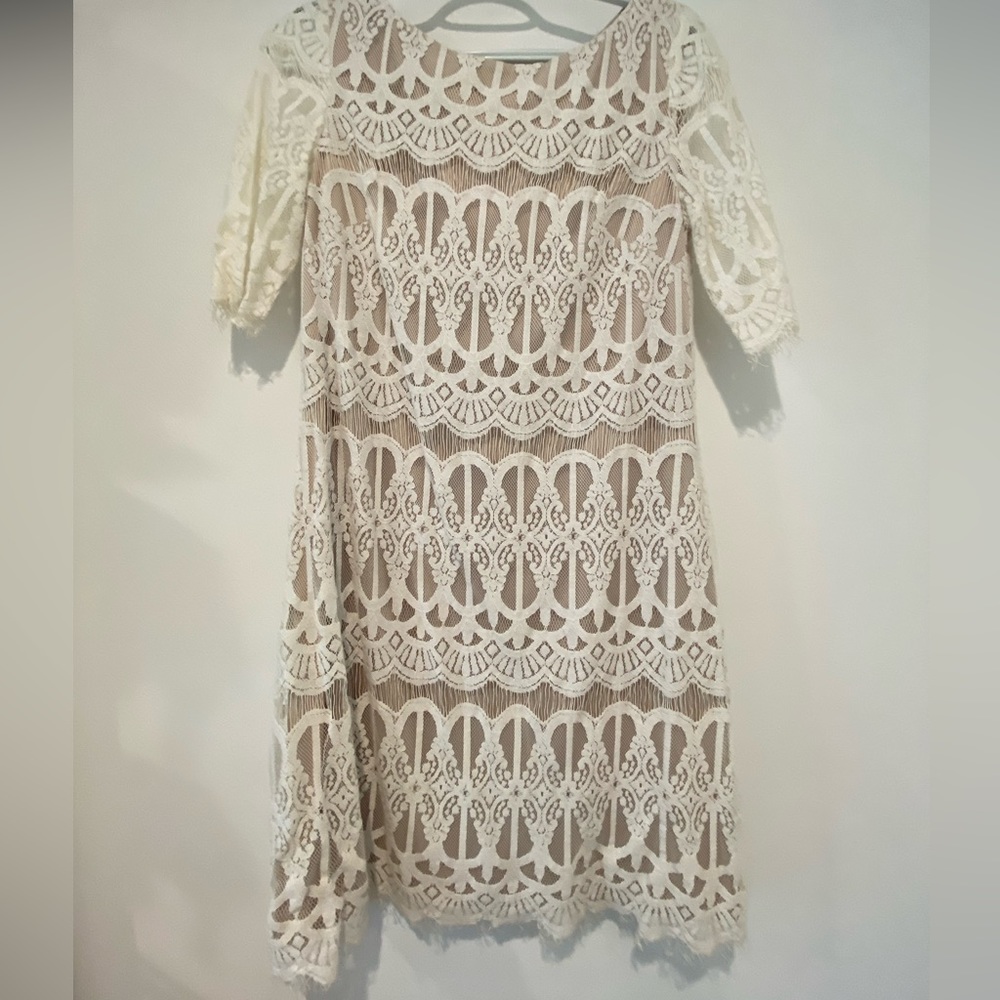 Cream dress